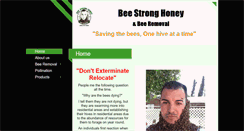 Desktop Screenshot of beestronghoney.com